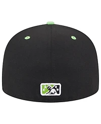 Men's New Era Black Nashville Sounds Theme Nights Nashville Hot Chickens 59FIFTY Fitted Hat