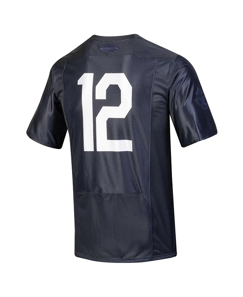Men's Under Armour #12 Navy Navy Midshipmen Silent Service Replica Football Jersey