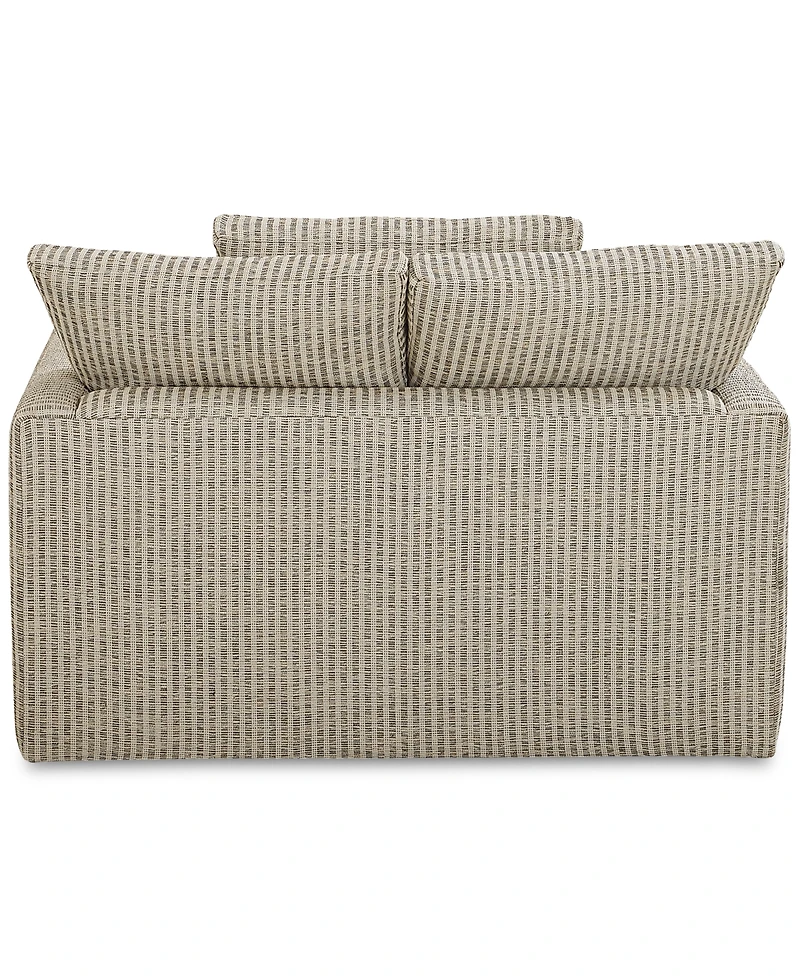 Pherie 51" Fabric Swivel Chair, Created for Macy's