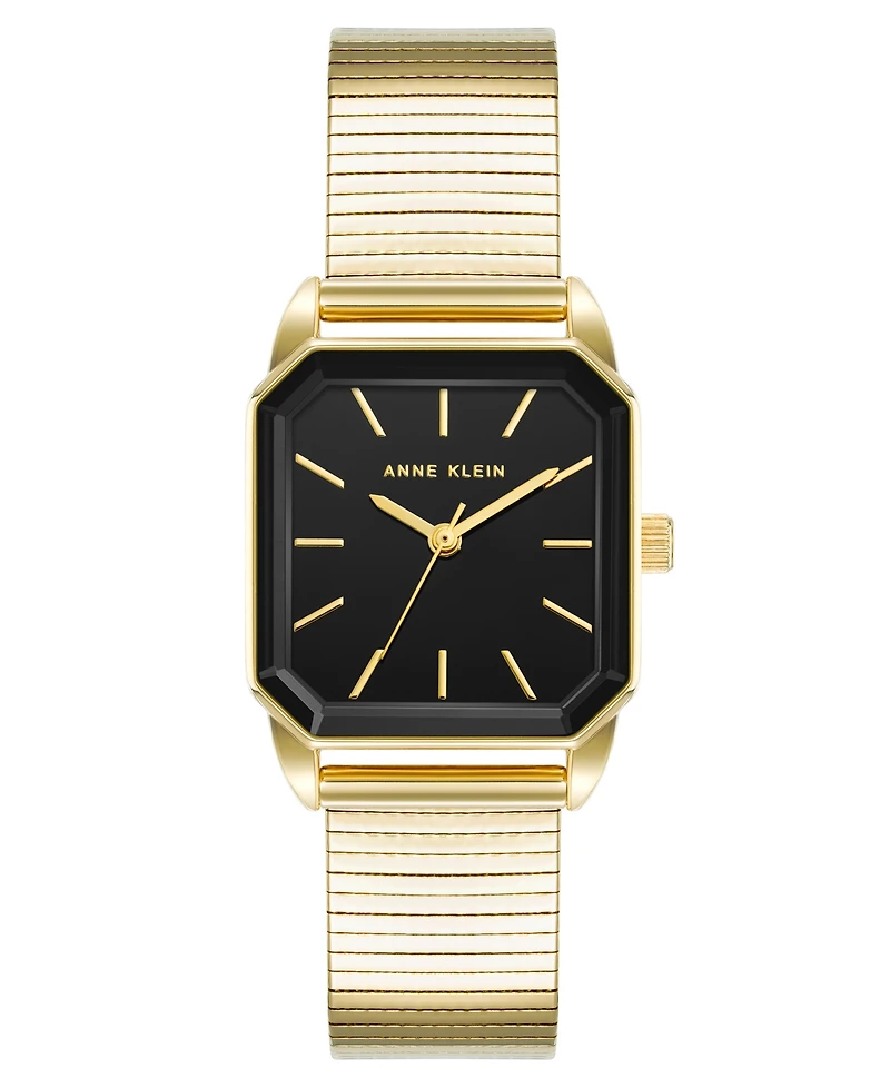 Anne Klein Women's Quartz Gold-Tone Stainless Steel Watch, 26mm