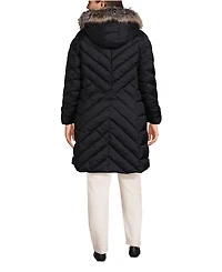 Lands' End Plus Insulated Cozy Fleece Lined Winter Coat