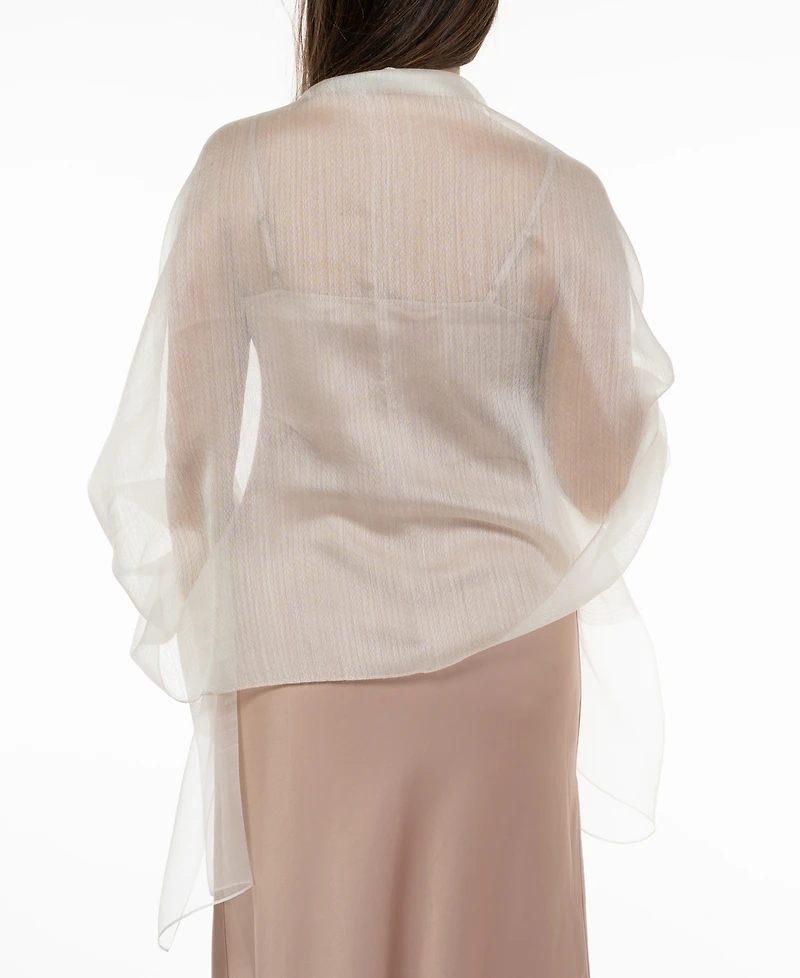 Giani Bernini Women's Metallic Organza Evening Wrap