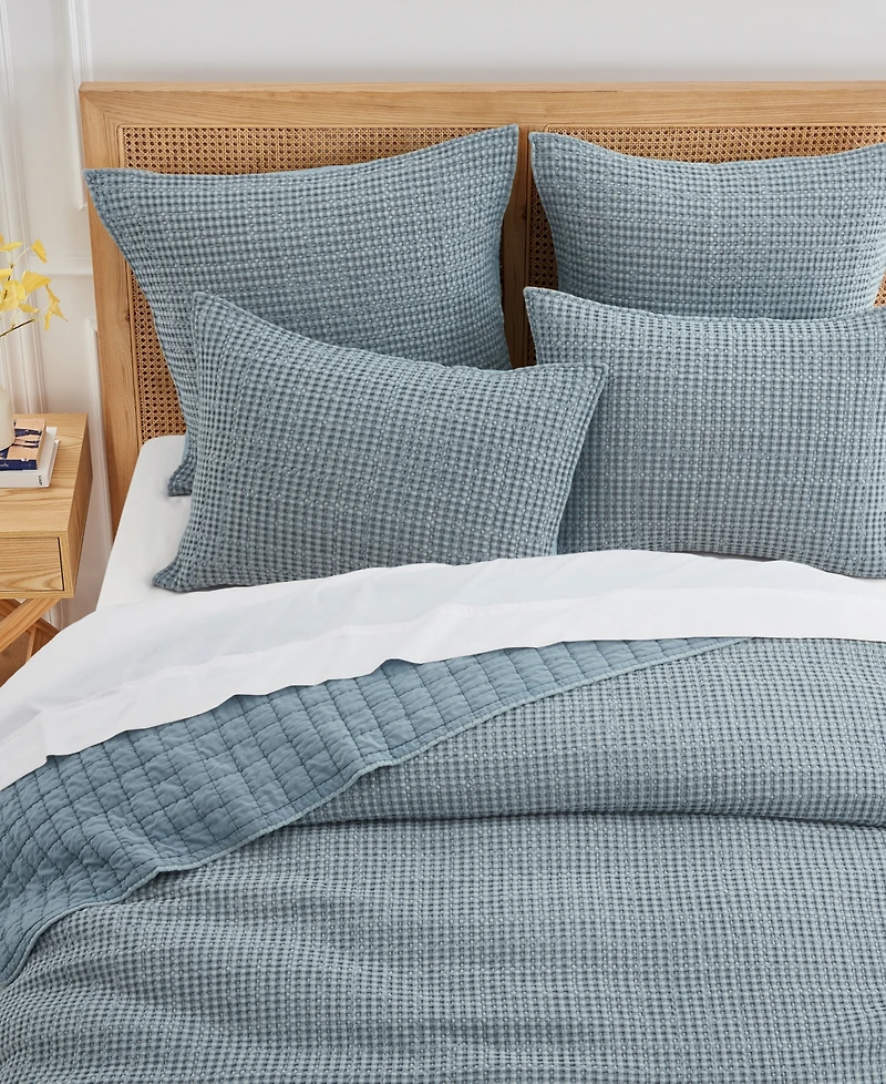 Levtex Mills Waffle Textured 3-Pc. Quilt Set, King/California King