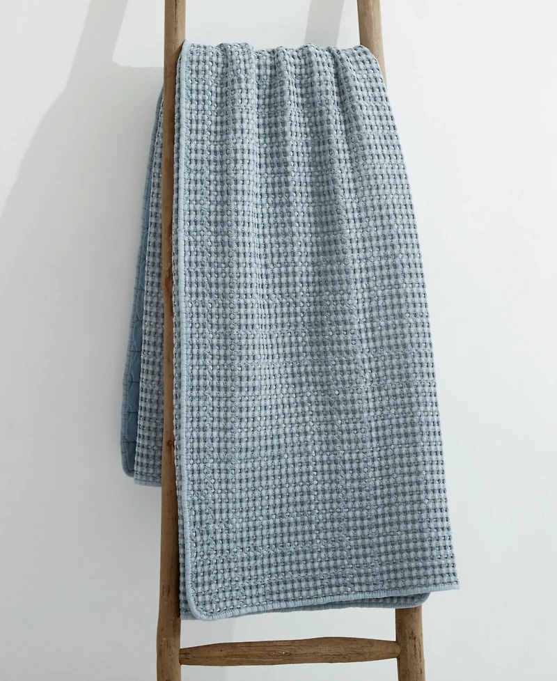 Levtex Mills Waffle Stitched Quilted Throw, 60" x 50"