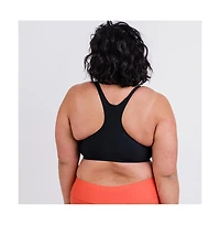 Calypsa Plus Racerback Swim Bra with Removable Cups