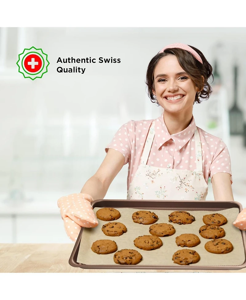 Bakeware Set – 8 Piece – Non-Stick Professional Home Bakeware – Multi Sized Baking Pan Set - Muffin Pan, Loaf Pan and More