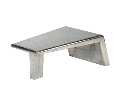 Aviator Coffee Table Aluminum Vintage like Aircraft Airman Style