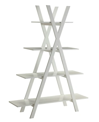 Convenience Concepts 45.75" Medium Density Fiberboard (Mdf) Oxford a Frame Bookshelf