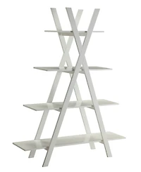 Convenience Concepts 45.75" Medium Density Fiberboard (Mdf) Oxford a Frame Bookshelf