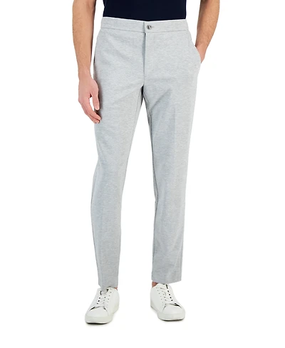 Alfani Men's Modern-Fit Stretch Heathered Knit Suit Pants, Created for Macy's