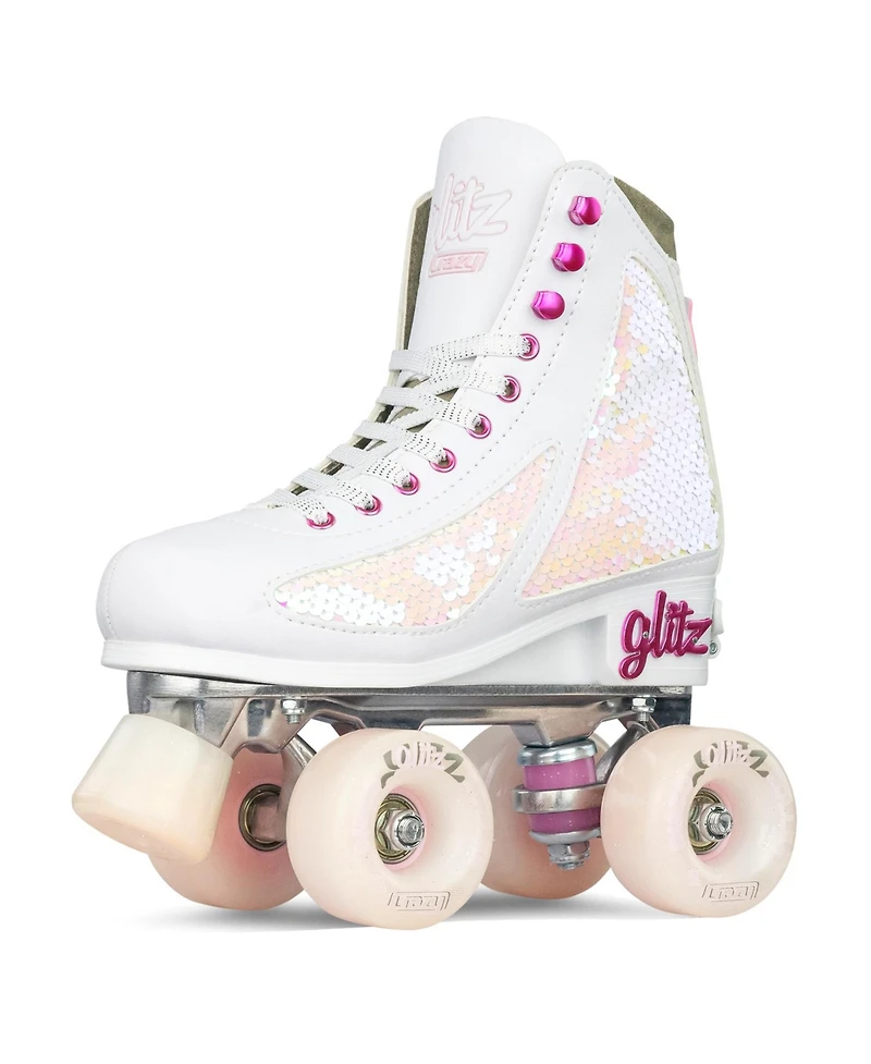 Crazy Skates Glitz Adjustable Roller For Women And Girls - To Fit 4 Sizes