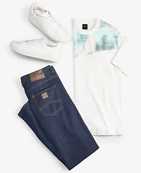 A|X Armani Exchange Men's Regular-Fit Diagonal Graphic T-Shirt