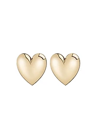 Accessory Concierge Gold-Tone Puff Heart Earrings