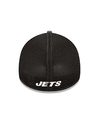 Men's New Era Camo, Black New York Jets Logo Neo 39THIRTY Flex Hat