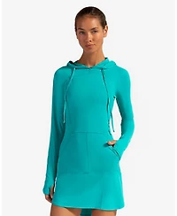 Women's Upf 50+ Sun Protection Hoodie Dress