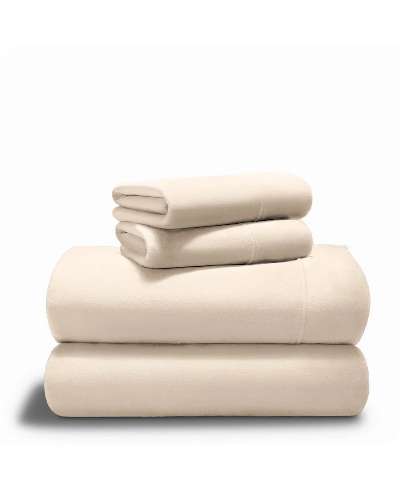 Bare Home Micro plush Fleece Queen Sheet Set