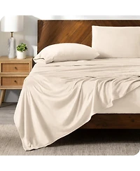 Bare Home Micro plush Fleece Queen Sheet Set