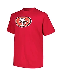 Men's Fanatics Brock Purdy Scarlet San Francisco 49ers Big and Tall Player Name Number T-shirt