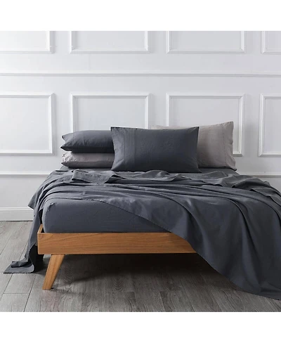 Belgian Flax Linen Cotton Sheet Set, King