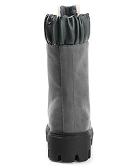 Journee Collection Women's Elinor Lace Up Lug Booties