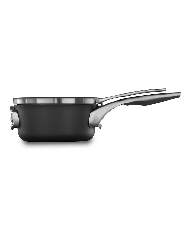 Calphalon Premier Space-Saving Hard-Anodized Nonstick 1.5-Quart Sauce Pan with Lid