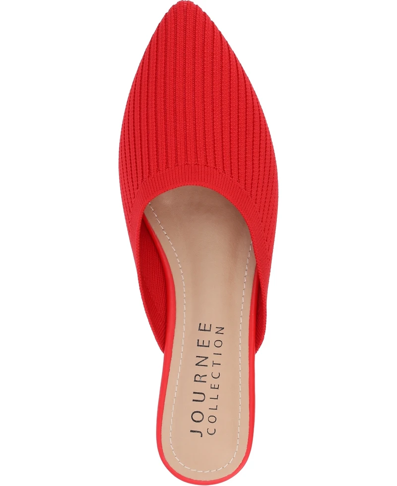 Journee Collection Women's Aniee Knit Mules