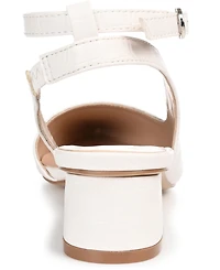 Journee Collection Women's Keefa Ankle Strap Slingback Heels