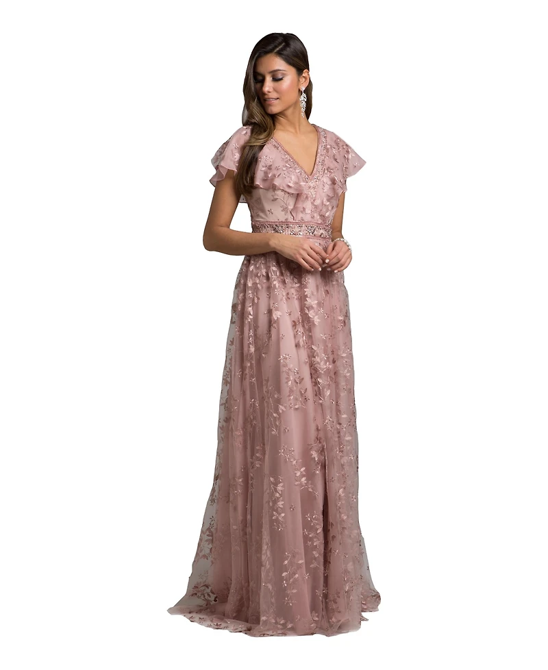 Women's Lace, V-Neck Dress