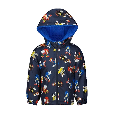 Sega Sonic the Hedgehog Toddler Boys Packable Pillow Jacket