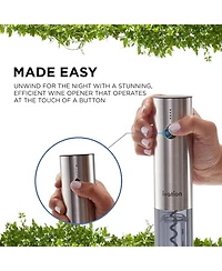 Ivation Electric Wine Bottle Opener Set, Stainless Steel Wine Opener