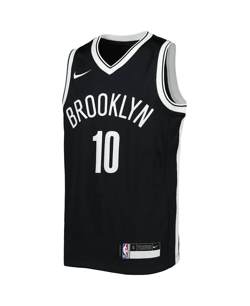 Big Boys Nike Ben Simmons Black Brooklyn Nets Swingman Jersey - Icon Edition