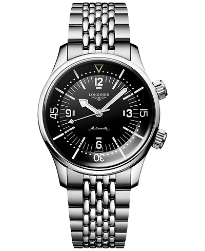 Longines Men's Swiss Automatic Legend Diver Stainless Steel Bracelet Watch 39mm