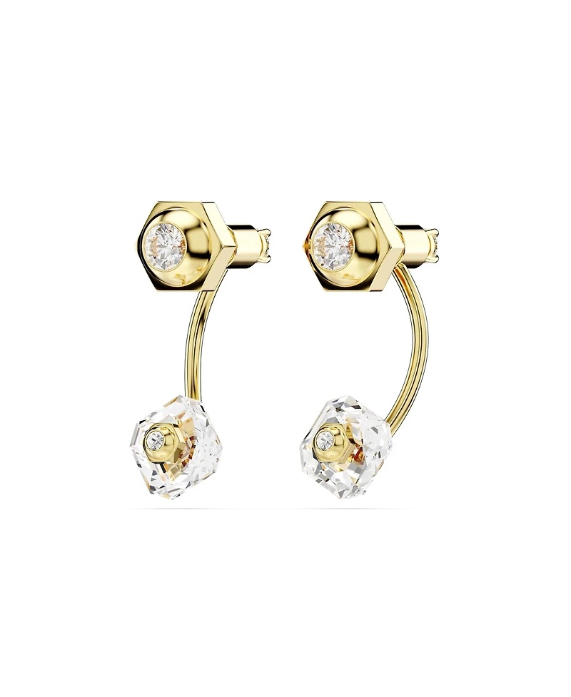 Swarovski Mixed Cuts, White, Gold-Tone Numina Earring Jackets