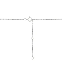 Diamond Double Heart Pendant Necklace (1 ct. t.w.) in 14k White Gold, 16" + 2" extender