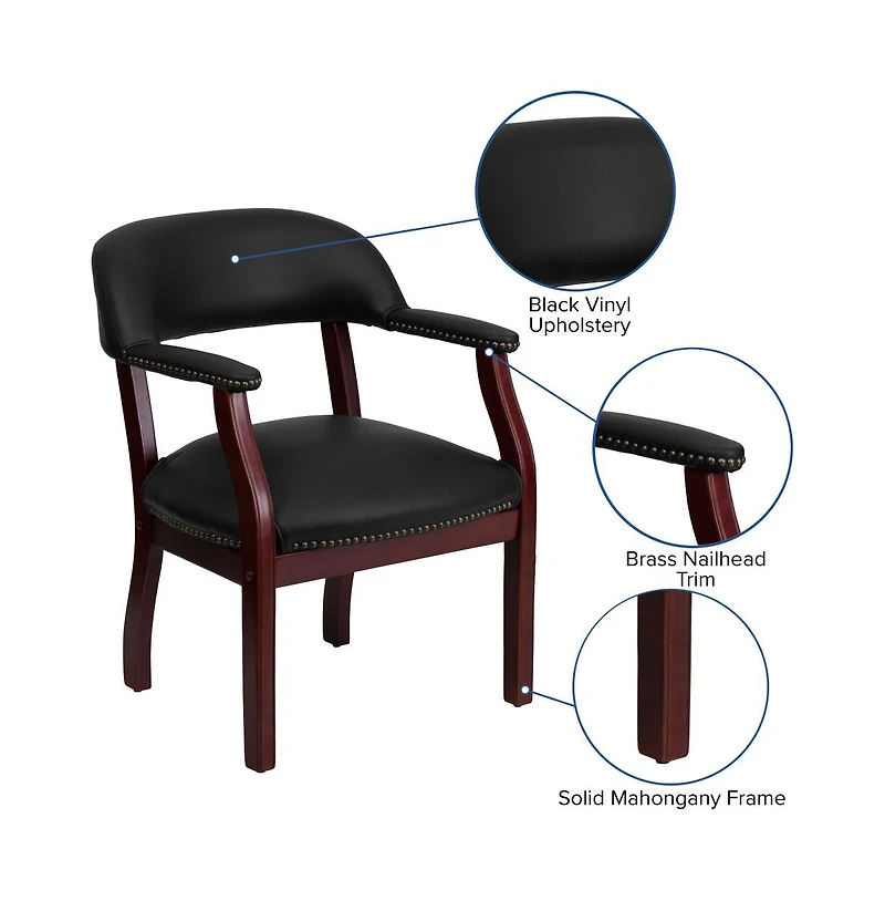 Conference Chair With Accent Nail Trim