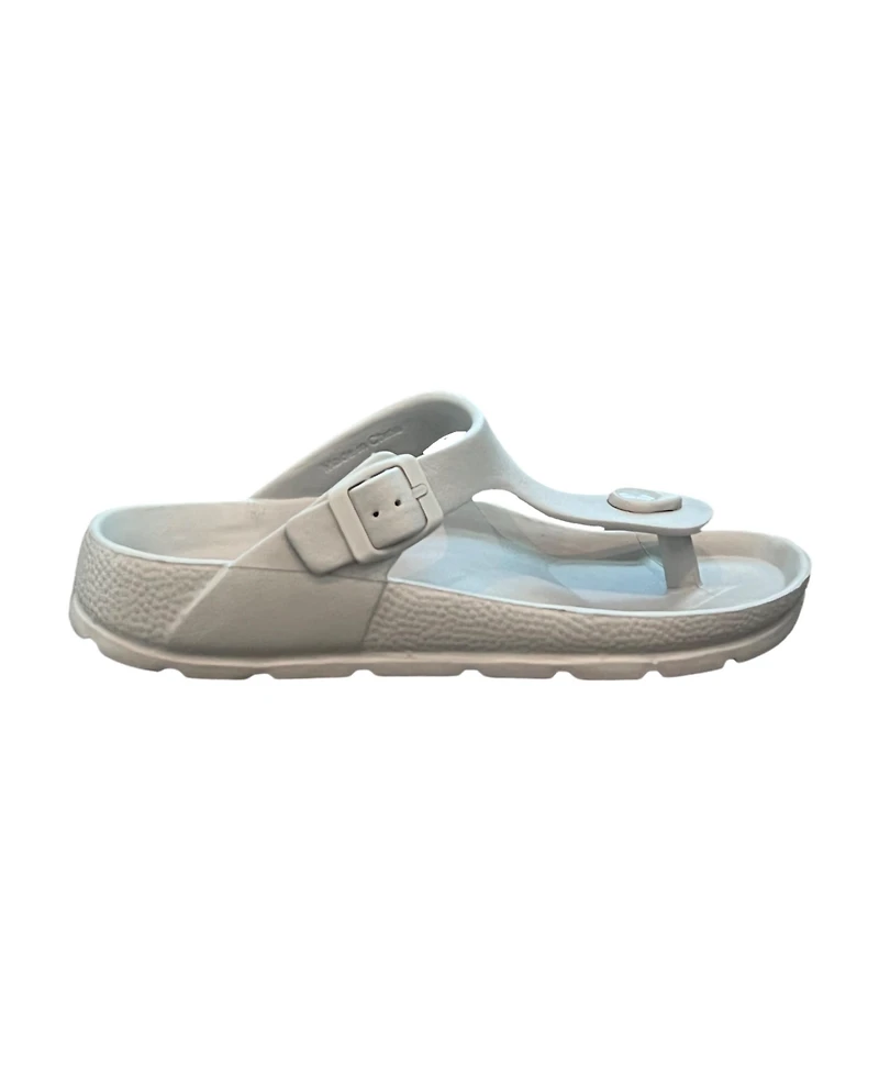 Andrew By Stevens Women s Comfort Slide Thong Buckle Eva Flat Sandal