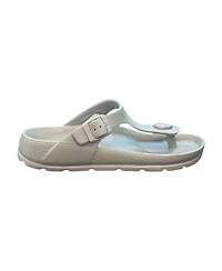 Andrew By Stevens Women s Comfort Slide Thong Buckle Eva Flat Sandal