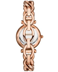 Fossil Women's Carlie Three-Hand Gold-Tone Stainless Steel Watch 28mm