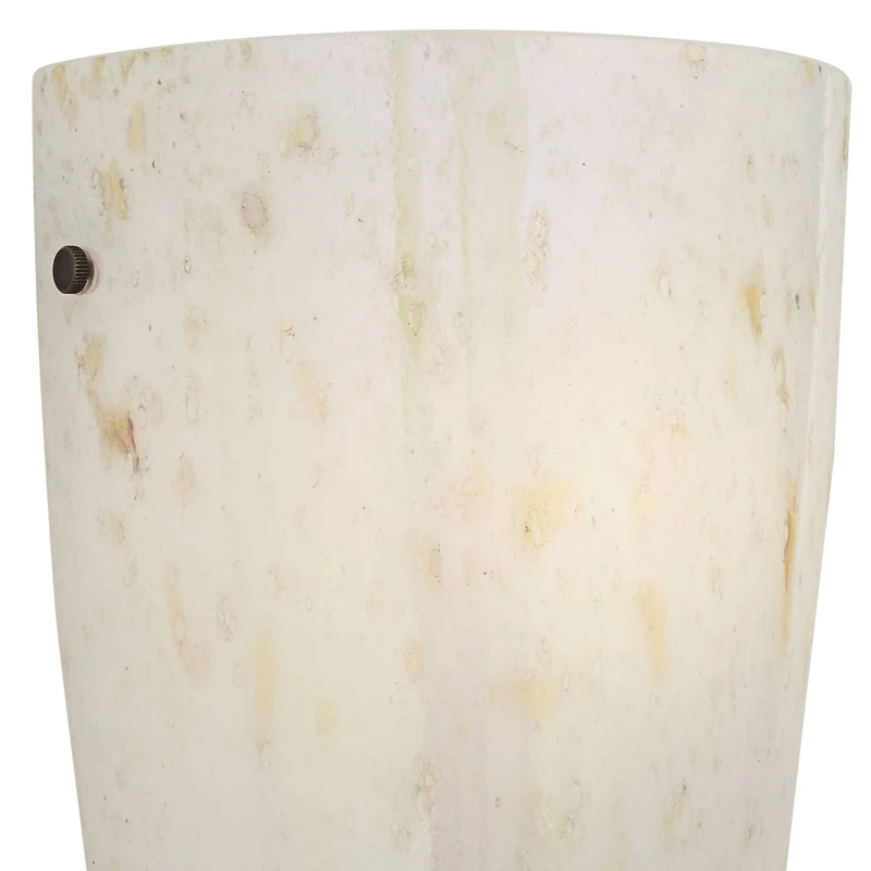 Possini Euro Design Isola Modern Wall Light Sconce Caramel Amber Art Glass 7" Fixture for Bedroom Bathroom Vanity Reading Living Room Hallway Hou