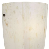 Possini Euro Design Isola Modern Wall Light Sconce Caramel Amber Art Glass 7" Fixture for Bedroom Bathroom Vanity Reading Living Room Hallway Hou
