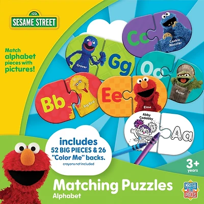 Masterpieces Sesame Street Alphabet Matching Kids and Family Puzzle Game