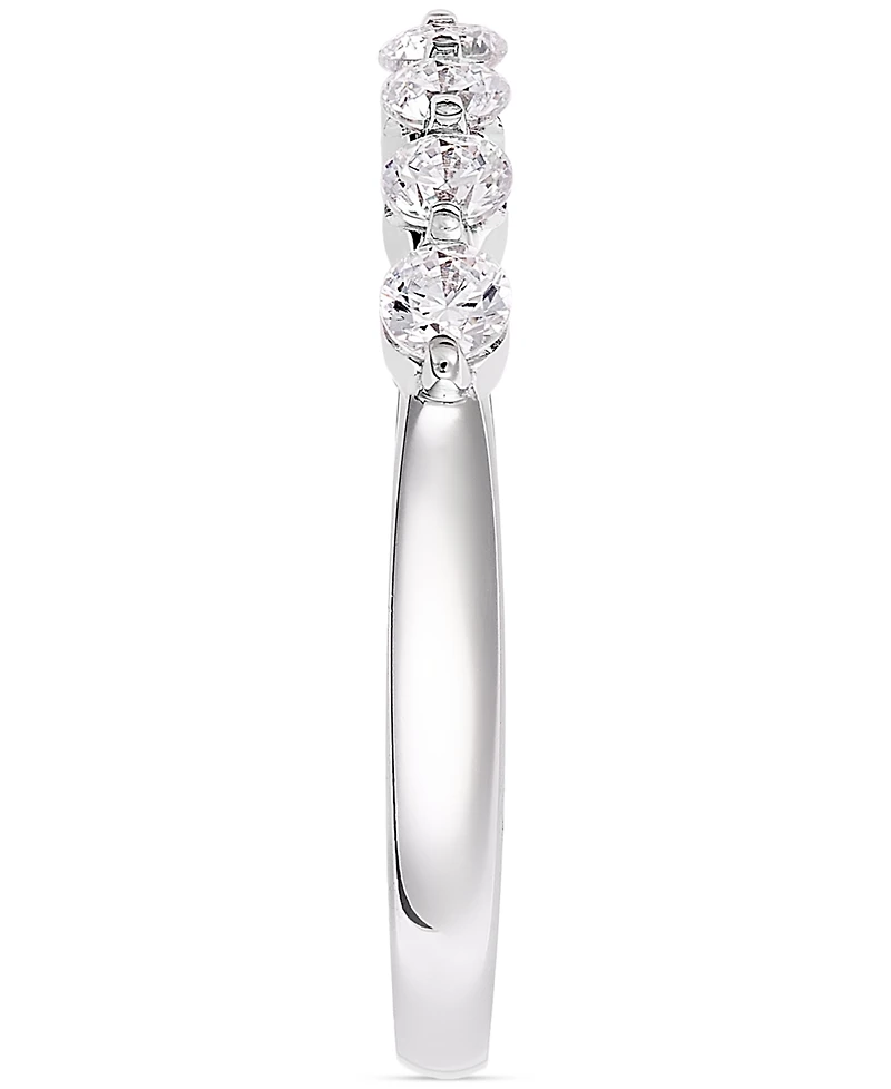 Diamond Seven Stone Band (1/2 ct. t.w.) 14k White or Yellow Gold