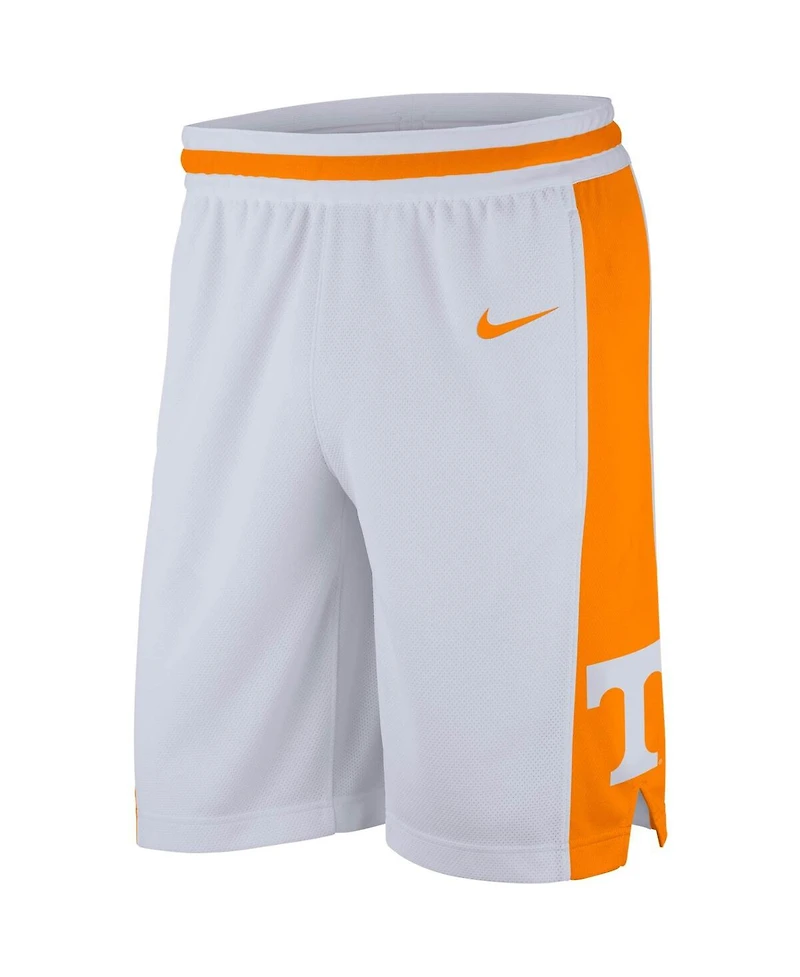 Men's Nike White Tennessee Volunteers Retro Replica Performance Basketball Shorts