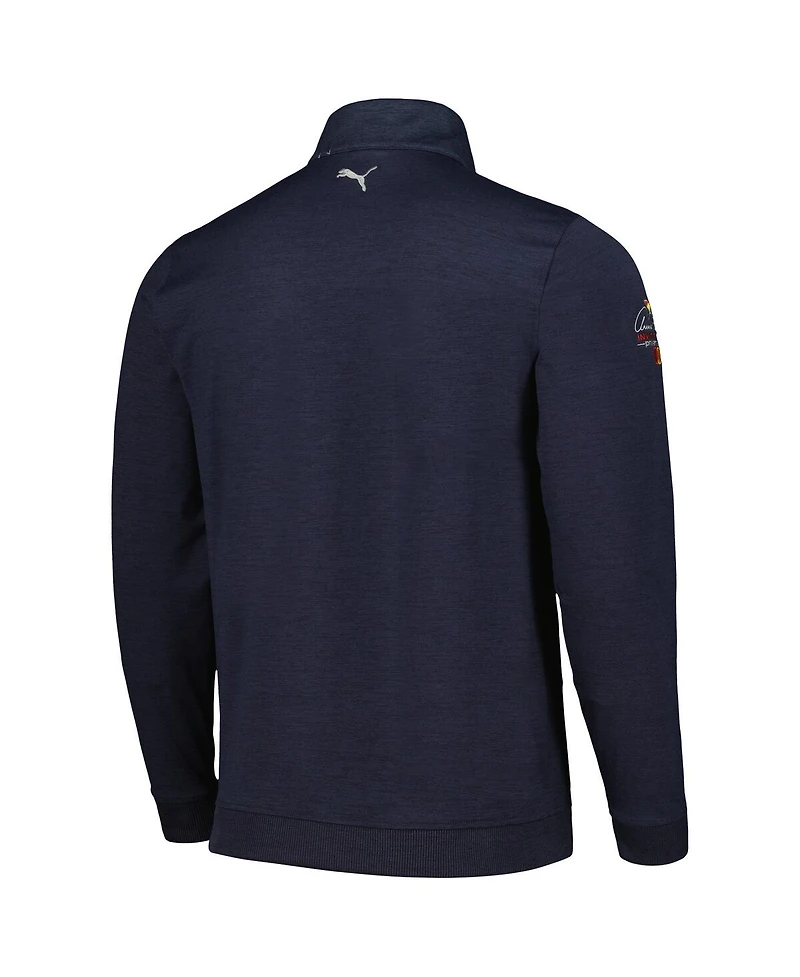 Men's Puma x Arnold Palmer Collection Navy Arnold Palmer Invitational Castle Cloudspun Quarter-Zip Top