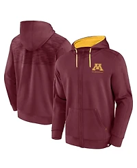 Men's Fanatics Maroon Minnesota Golden Gophers Power Index Full-Zip Hoodie