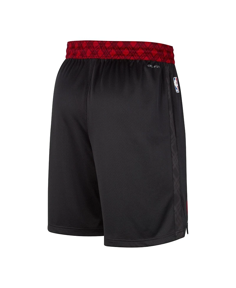 Men's Nike Black Portland Trail Blazers 2023/24 City Edition Swingman Shorts
