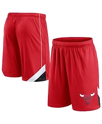 Men's Fanatics Red Chicago Bulls Slice Shorts