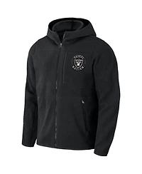 Men's Nfl x Darius Rucker Collection by Fanatics Black Las Vegas Raiders Sherpa Full-Zip Hoodie