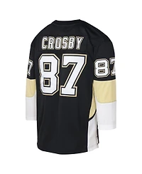 Big Boys Mitchell & Ness Sidney Crosby Black Pittsburgh Penguins 2008 Blue Line Player Jersey