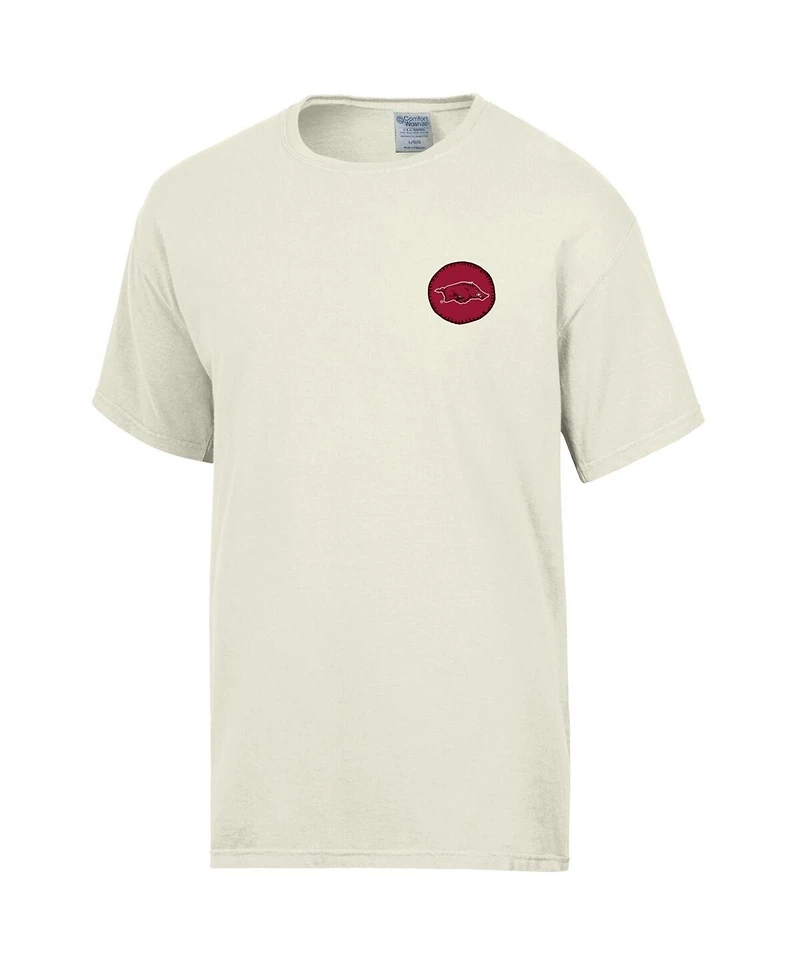Men's Comfortwash Cream Arkansas Razorbacks Camping Trip T-shirt
